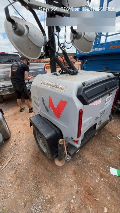 2018 Wacker Neuson LTV6L-MH Wacker Neuson LTV6L Mobile Light Tower w/Fuel Level Sensor Installed