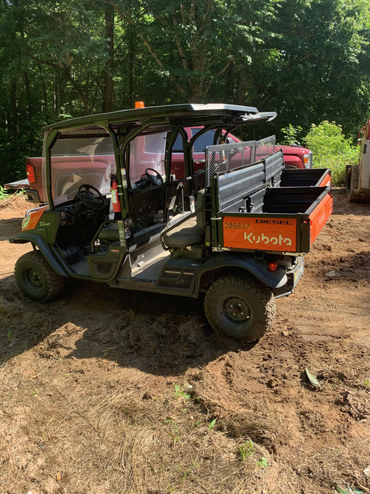 2022 Kubota RTV-X1140W-H Plastic Canopy, Windshield Acrylic Clear, LED Strobe Light, Wire Harness Kit, Back up Alarm