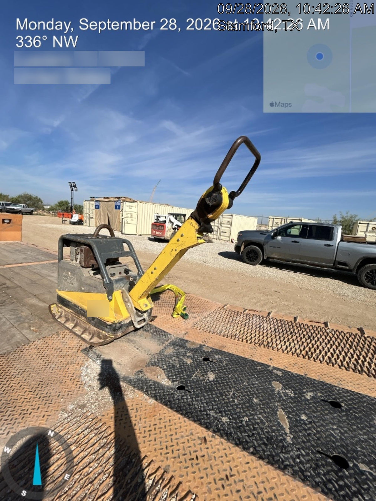 2020 Wacker Neuson DPU4545HEH Reversible Plate Compactor, Diesel