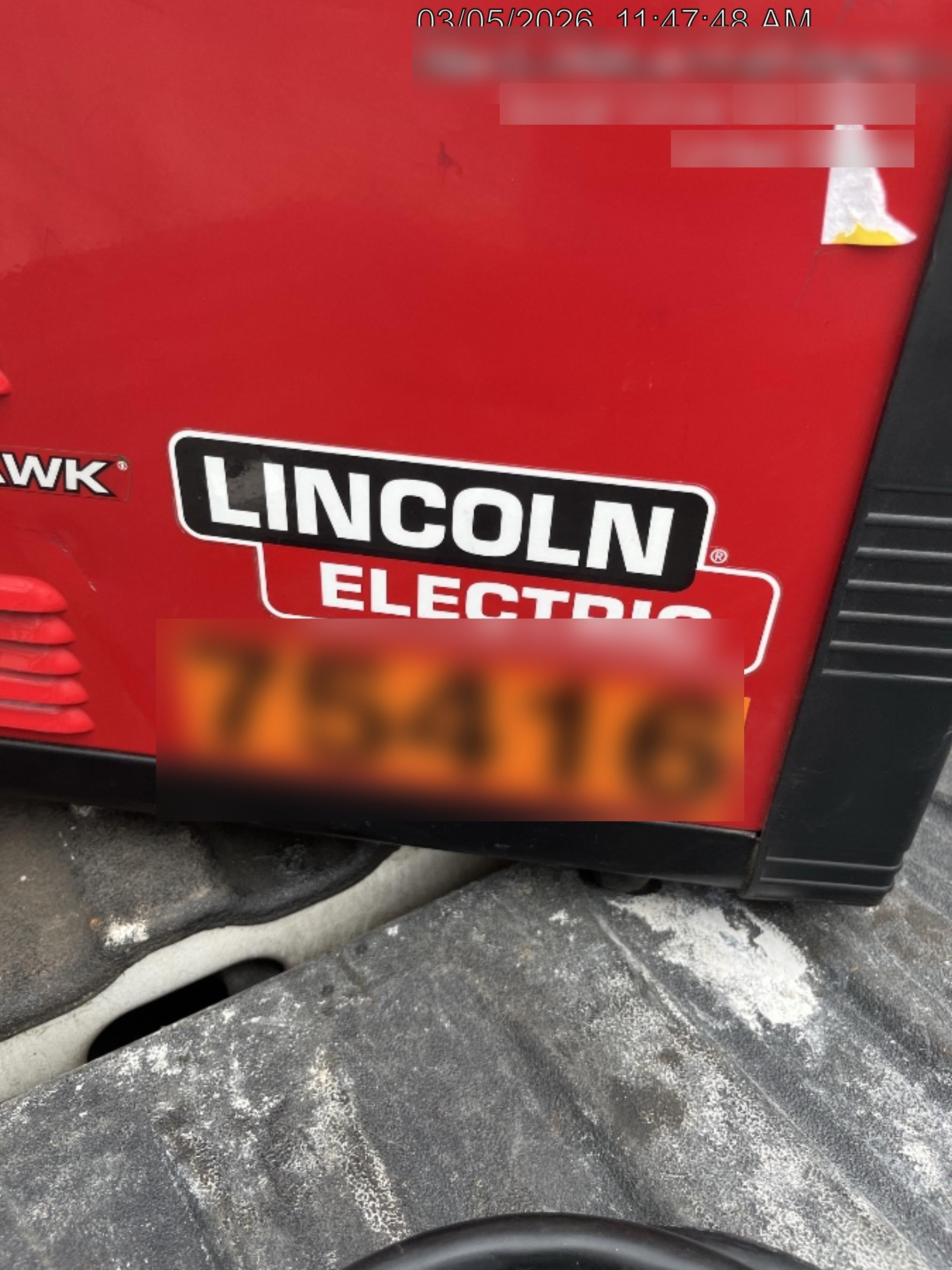 2020 LINCOLN ELECTRIC TOMAHAWK 375 AIR