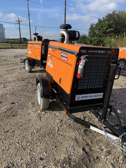 2022 Lincoln Electric Vantage 549X Crosslink Technology, Trailer Mounted, ES Decals, T3