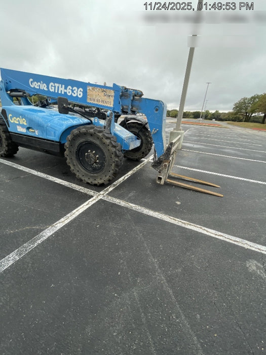 2017 Genie GTH-636 Genie GTH636 Telehandler, 48" Carriage, Solid Tires