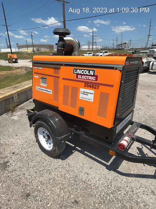 2022 Lincoln Electric Vantage 549X Crosslink Technology, Trailer Mounted, ES Decals, T3