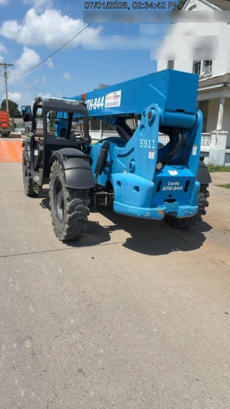 2017 Genie GTH-844 Genie GTH-844, Solid Tires, 60" carriage/forks, Open ROPS, Work Lights