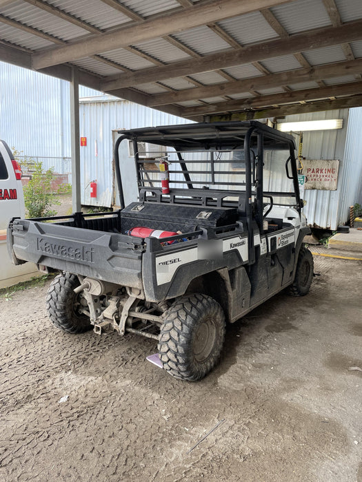 2019 Kawasaki MULE PRO-DX 3 Seater, Standard Options, Backup Alarm, Beacon, Plastic Hard Top, Poly Windshield, Horn Kit