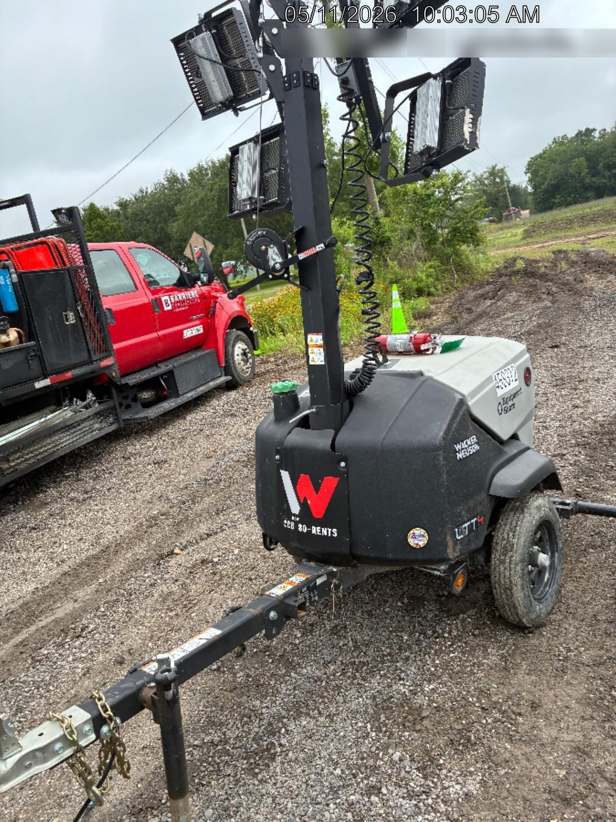 2024 Wacker Neuson LTT4 Diesel, Kohler KDW702, Deep Sea Controller, Auto Start, LED 320W, Bypass Outlet, T3