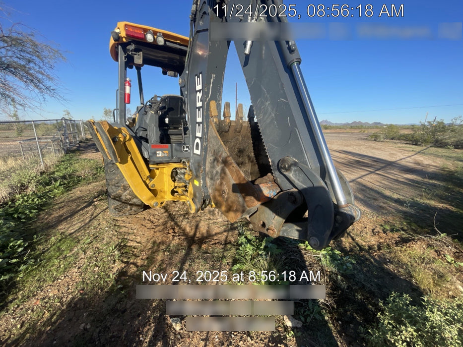 2020 John Deere 310LEP - Extendable Stick Canopy, 4WD, Extendable Stick, Pilot Controls, 2 Way Hydraulics, TAG Manual QC