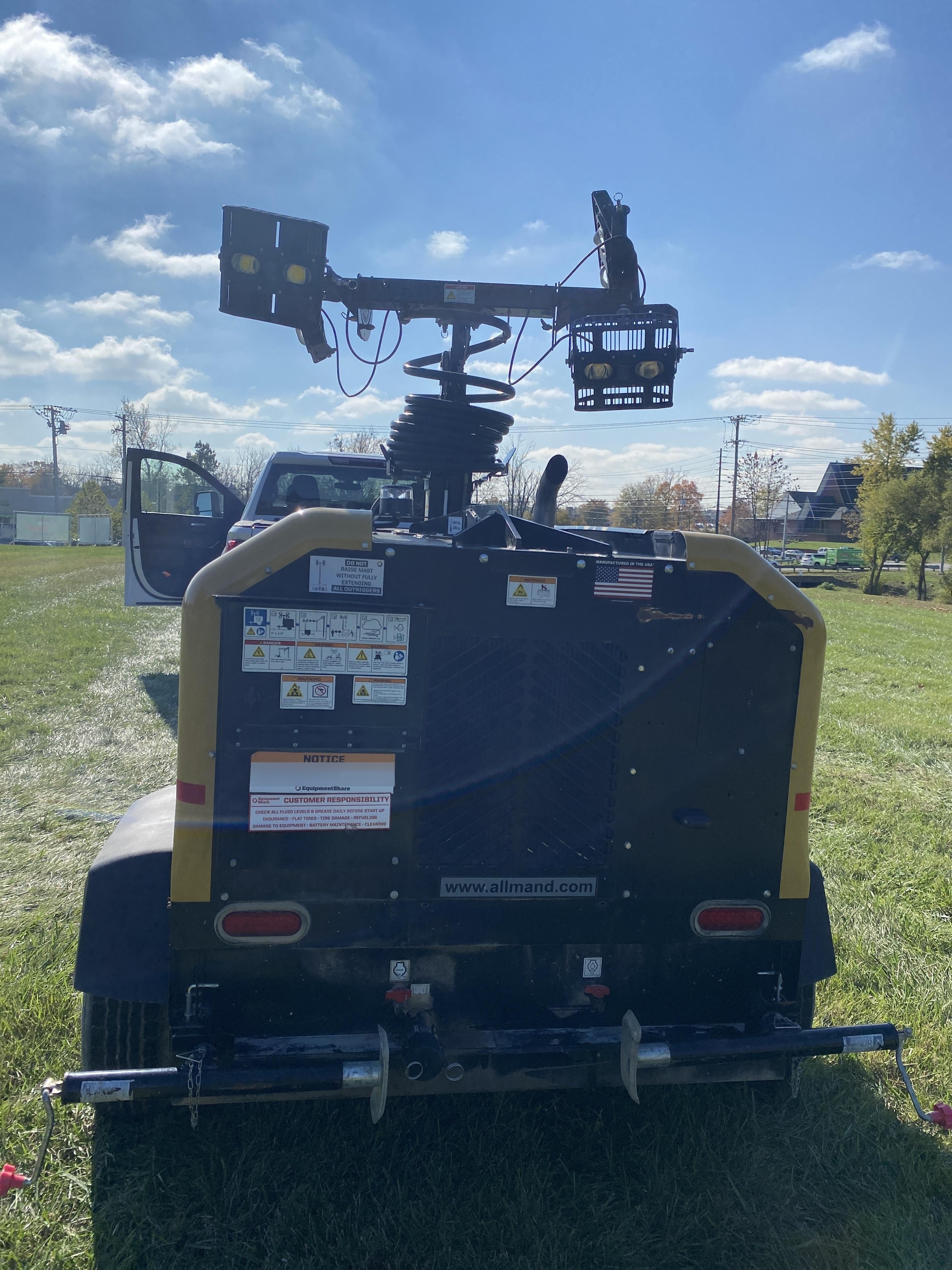 2019 Allmand MAXI-LITE II 20 kW Light Tower w/Arctic Package, LED Light Package