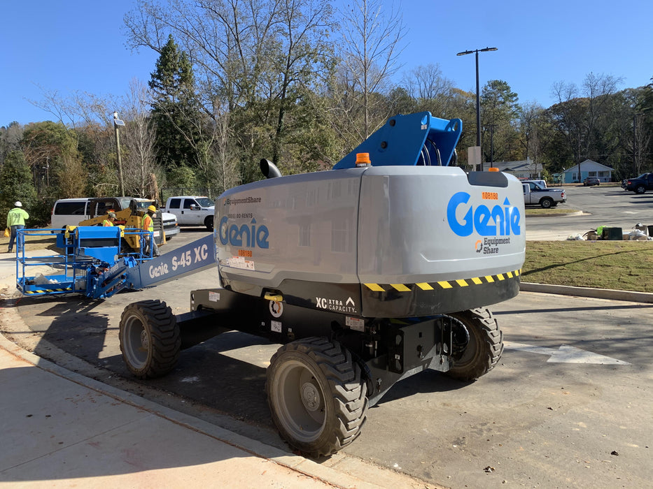 2020 Genie S-45 XC FF Tires, Beacon, 12kw Generator, Cold Weather Kit