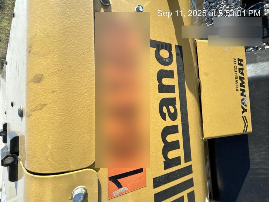 2021 Allmand NLV3GR (4) LED Light Fixture 350W, 23' Vertical Mast, 3kW Prime, Towable, Deep Sea L401, Leveling Jacks, Yanmar T4F 5.8hp