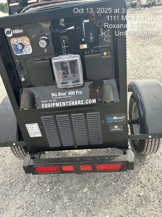 2025 MILLER ELECTRIC BIG BLUE 400