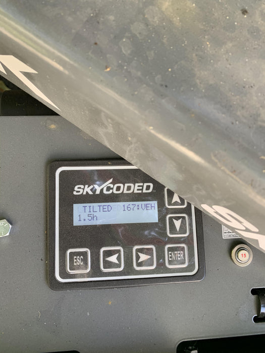 2020 Skyjack SJIII-3219 Solid NM Tires, Half height spring hinged entry gate, Dual Beacons, 800W Inverter