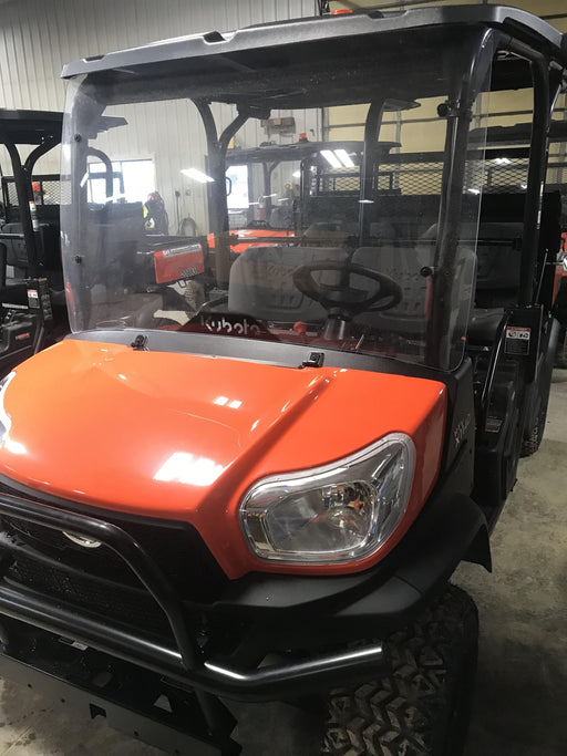 2022 Kubota RTV-X1140W-H Plastic Canopy, Windshield Acrylic Clear, LED Strobe Light, Wire Harness Kit, Back up Alarm