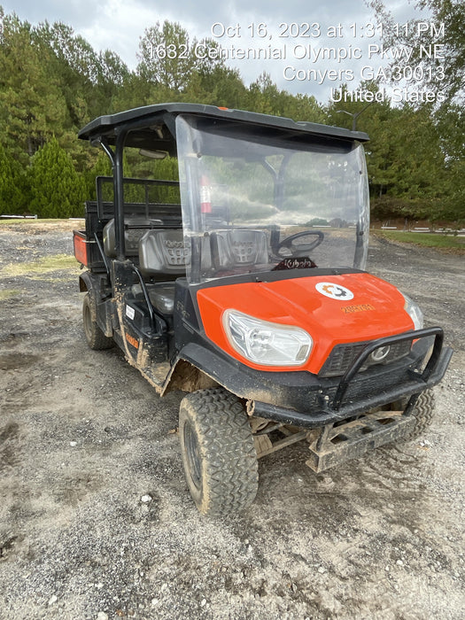 2022 Kubota RTV-X1140W-H Plastic Canopy, Windshield Acrylic Clear, LED Strobe Light, Wire Harness Kit, Back up Alarm