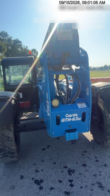 2020 Genie GTH-636 Cab/Heat/Air, Solid Tires, Work Lights, Beacon, Aux Hydraulics, Back up Alarm