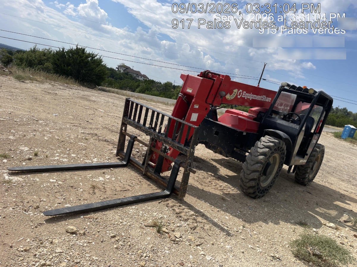 2019 Manitou MTA8044 74hp T4F, Open ROPS, Cab and Boom LED work lights, Auxiliary Hydraulics, Solid Tires, Amber strobe, Lift Hook 66" Carriage, 60" Forks