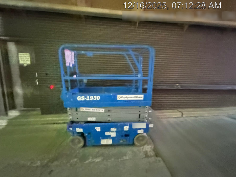 2019 Genie GS-1930 Fixed rails with chain Entry