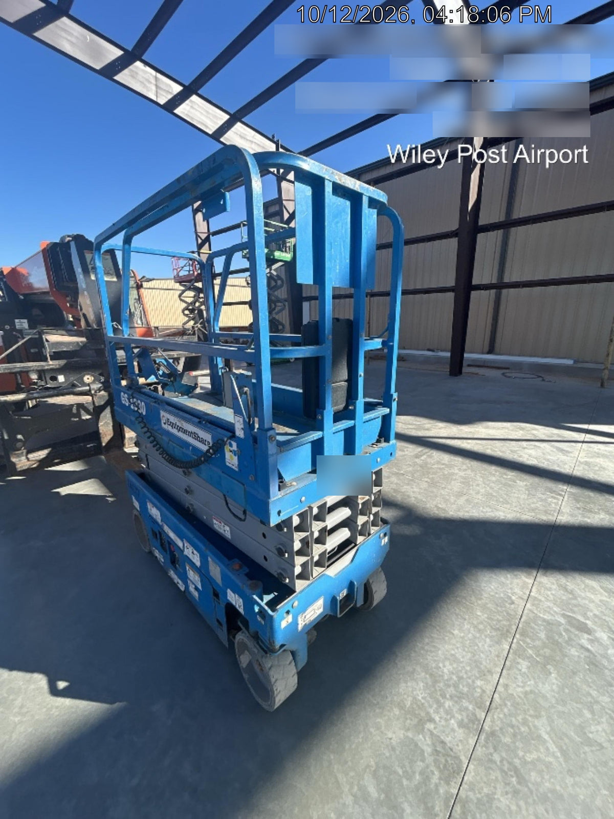2020 Genie GS-1930 Fixed rails with chain entry gate - Pre A92.20