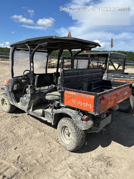 2022 Kubota RTV-X1140W-H Plastic Canopy, Windshield Acrylic Clear, LED Strobe Light, Wire Harness Kit, Back up Alarm