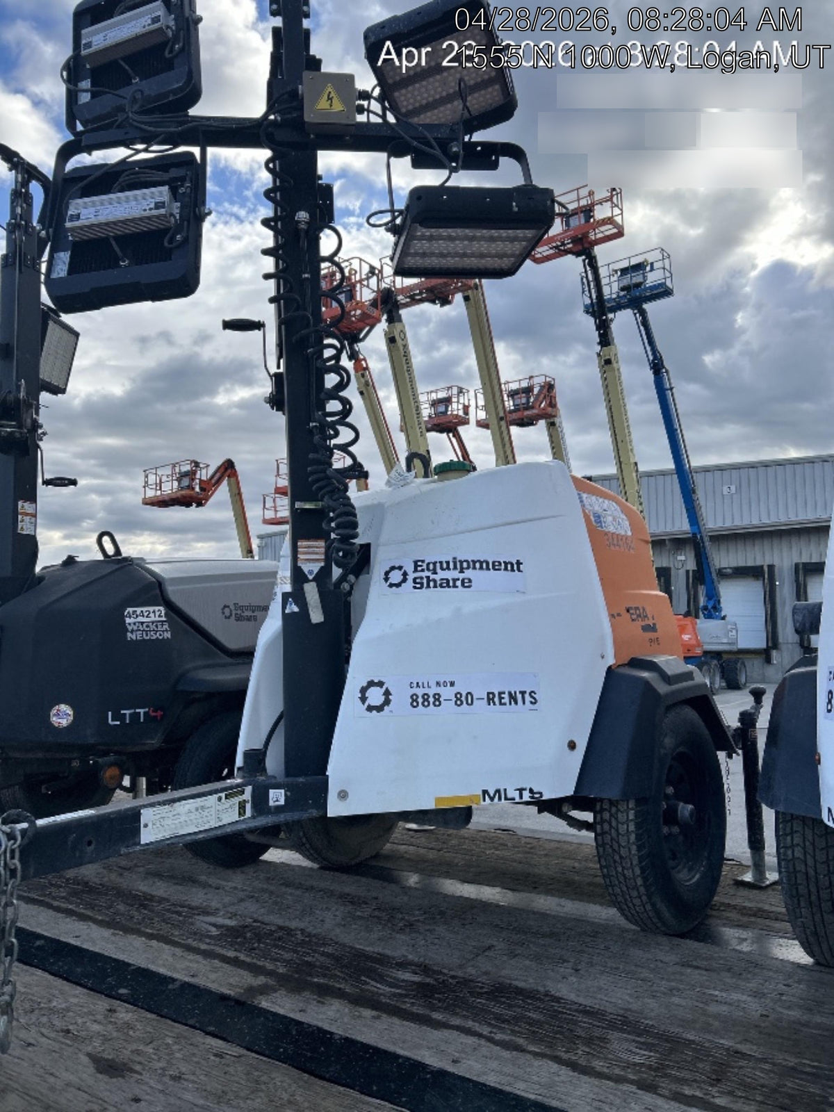 2023 Generac MLT2 Diesel, Flex Switch 120V Input, Powerzone Controller, (4) 320W LED Lights, 4kW Generator, 39.9 Gal Fuel Tank, 2" Ball, T3
