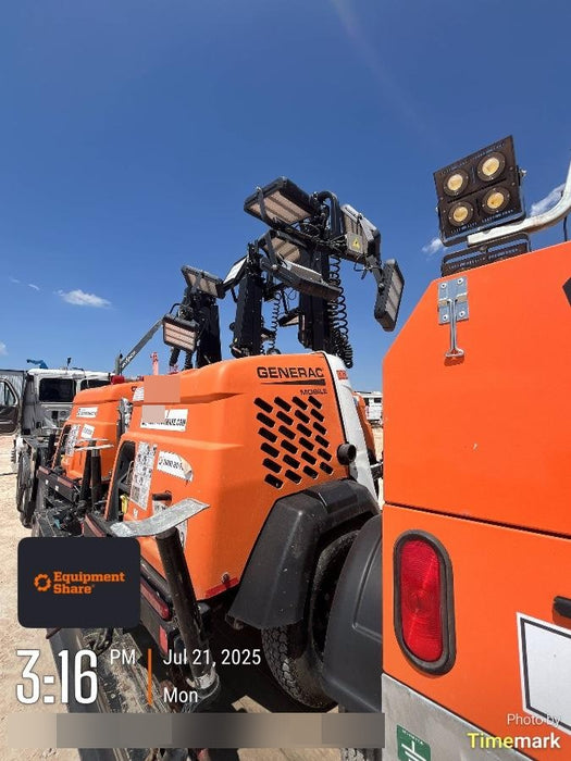 2023 Generac MLT2 Diesel, Flex Switch 120V Input, Powerzone Controller, (4) 320W LED Lights, 4kW Generator, 39.9 Gal Fuel Tank, 2" Ball, T3