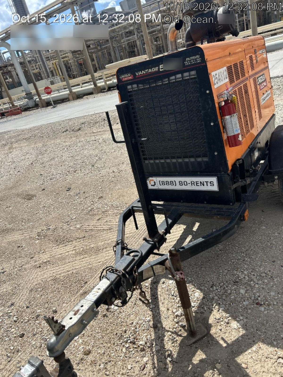 2022 Lincoln Electric Vantage 549X Crosslink Technology, Trailer Mounted, ES Decals, T3
