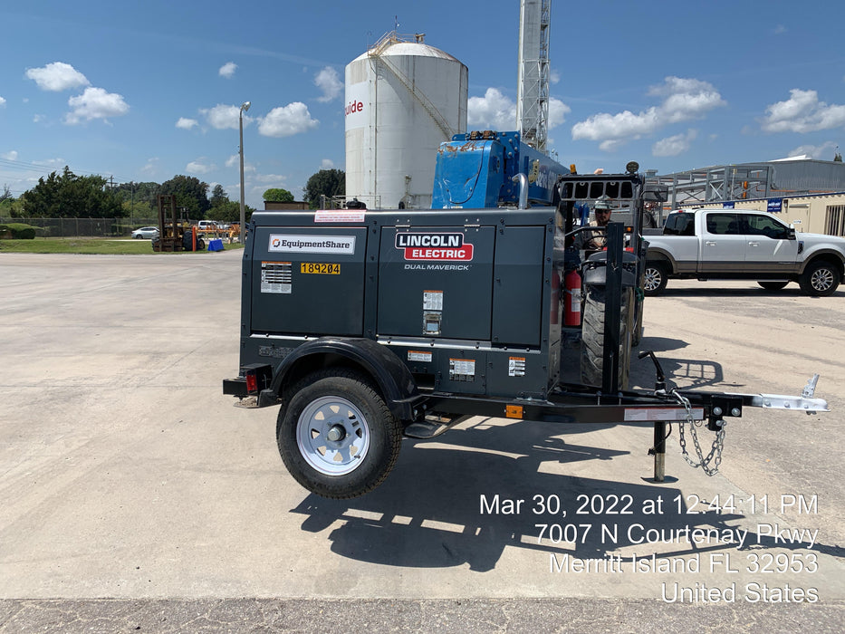2021 Lincoln Electric Dual Maverick 200/200X Ready Pak 3, Includes Trailer, Cable Rack, Fender Light Kit