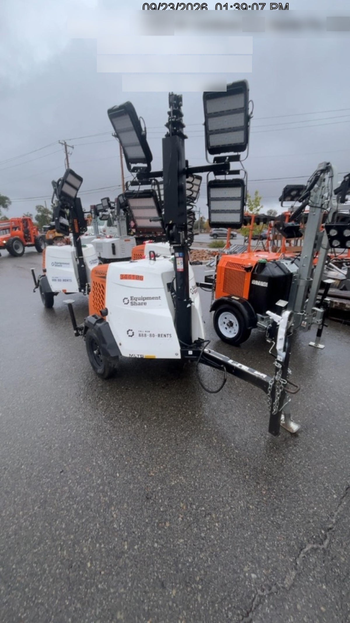 2023 Generac MLT2 Diesel, Flex Switch 120V Input, Powerzone Controller, (4) 320W LED Lights, 4kW Generator, 39.9 Gal Fuel Tank, 2" Ball, T3
