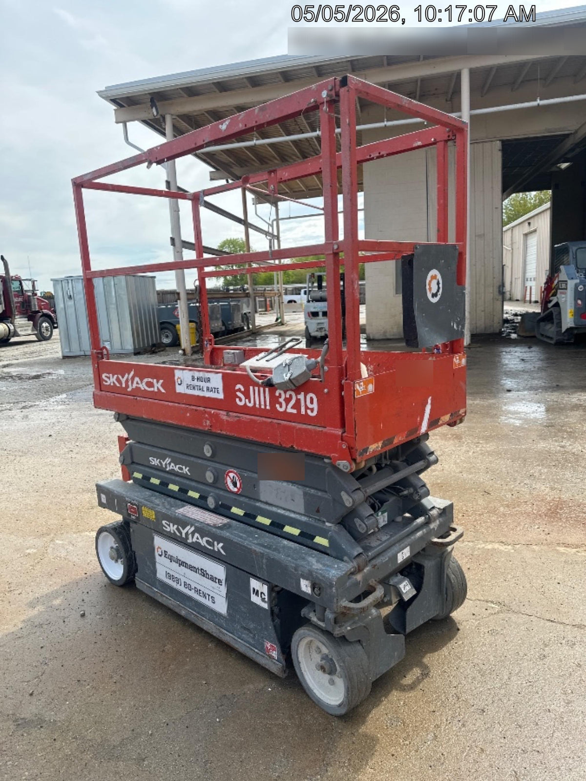 2016 Skyjack SJIII-3219 Standard Rental Specs