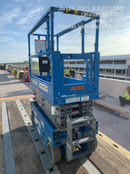 2020 Genie GS-1930 Solid Non Marking Tires, Beacon, Folding rails with half height swing gate