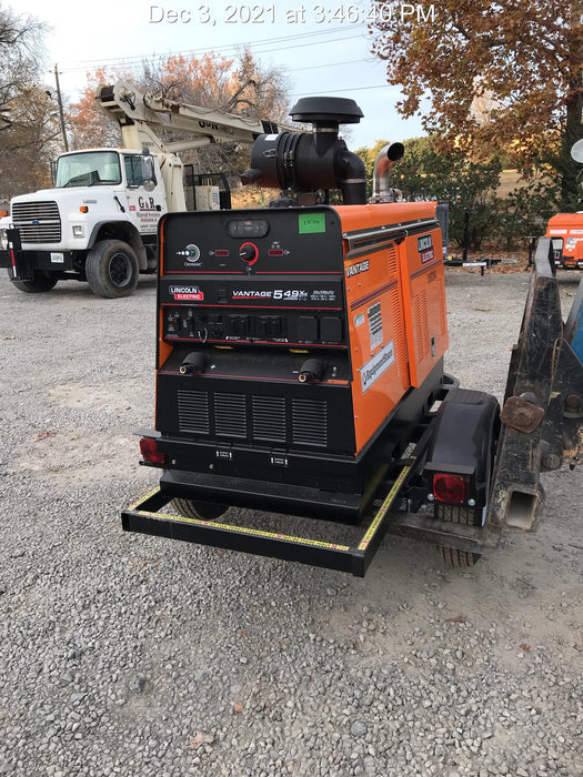 2021 Lincoln Electric Vantage 549X Ready Pak 3, ORANGE (includes trailer, cable rack, fender light kit)