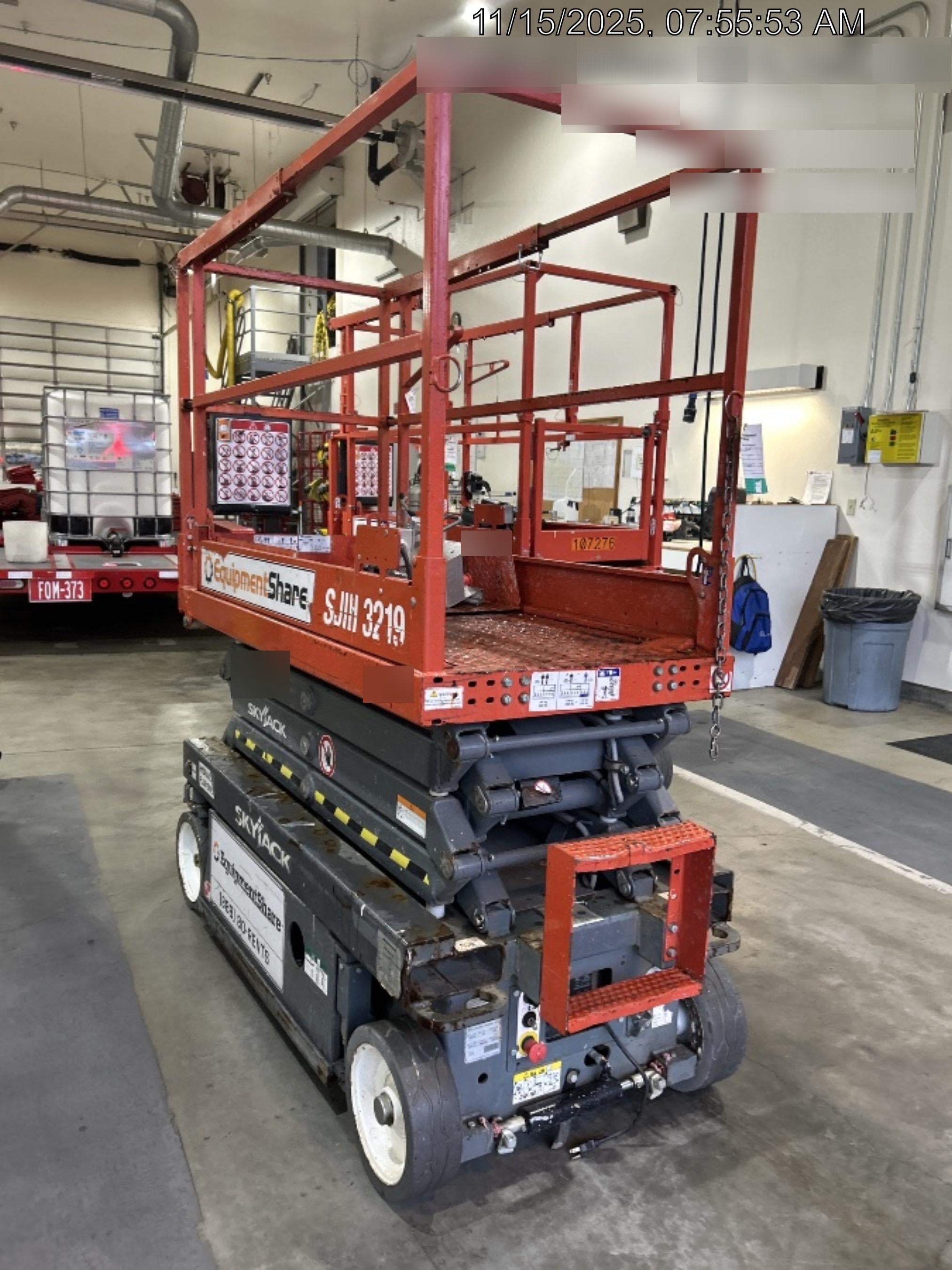 2019 Skyjack SJIII-3219 Standard Options