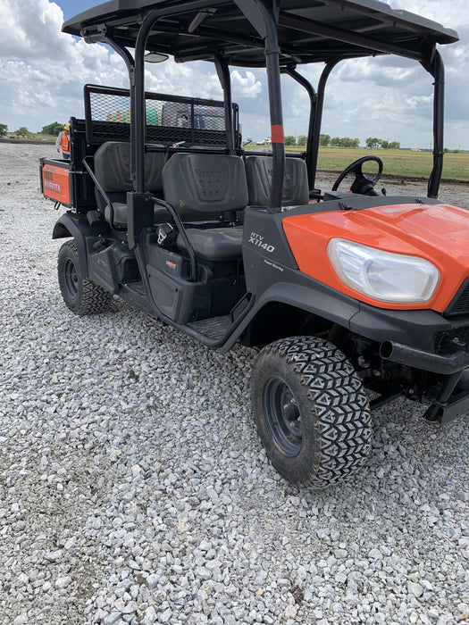 Kubota RTV-X1140W-H Canopy, 4-Seater, Diesel, Windshield Acrylic Clear, LED Strobe, Backup Alarm