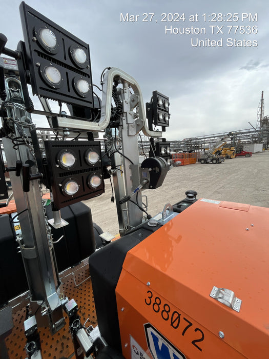 2024 Wanco WLTT-4MM4K Diesel, Deep Sea Controller, Shore Power Plug, Auto Start, (4) 350W LED Floodlights, 4kW Generator, 60 Gal Fuel Tank, 2" Ball, T3