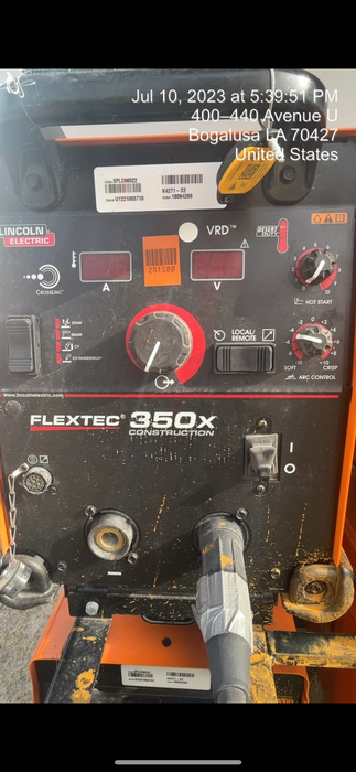 2022 LINCOLN ELECTRIC FLEXTEC 350X