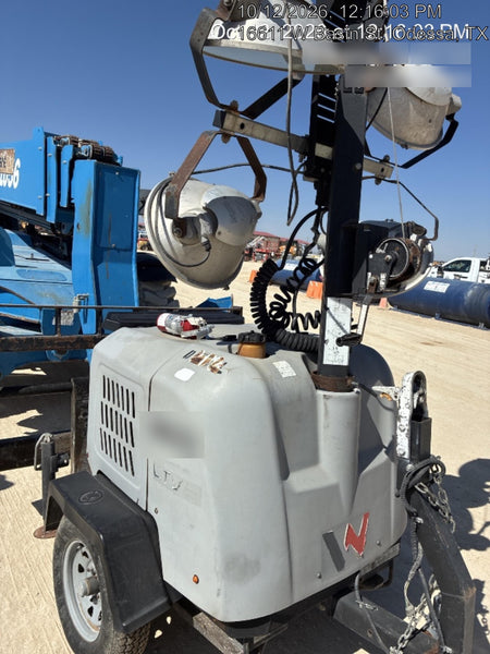 2018 Wacker Neuson LTV6L-MH LTV6L Mobile Light Tower w/Fuel Level Sensor Installed