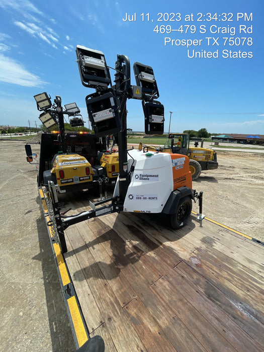 2023 Generac MLT2 Diesel, Flex Switch 120V Input, Powerzone Controller, (4) 320W LED Lights, 4kW Generator, 39.9 Gal Fuel Tank, 2" Ball, T3