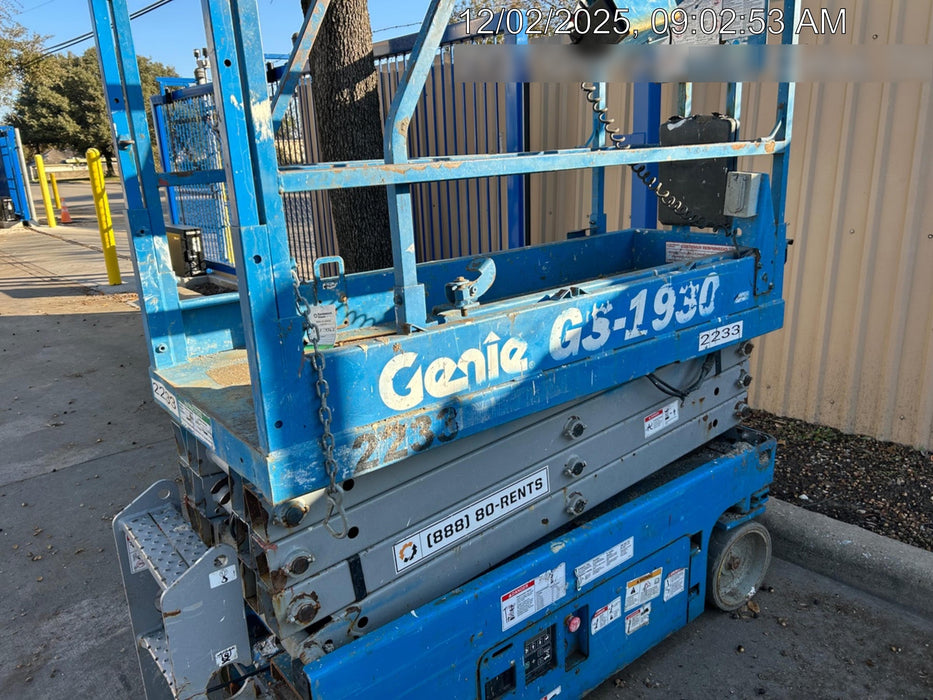 2016 Genie GS-1930 Genie GS1930 Scissor Lift