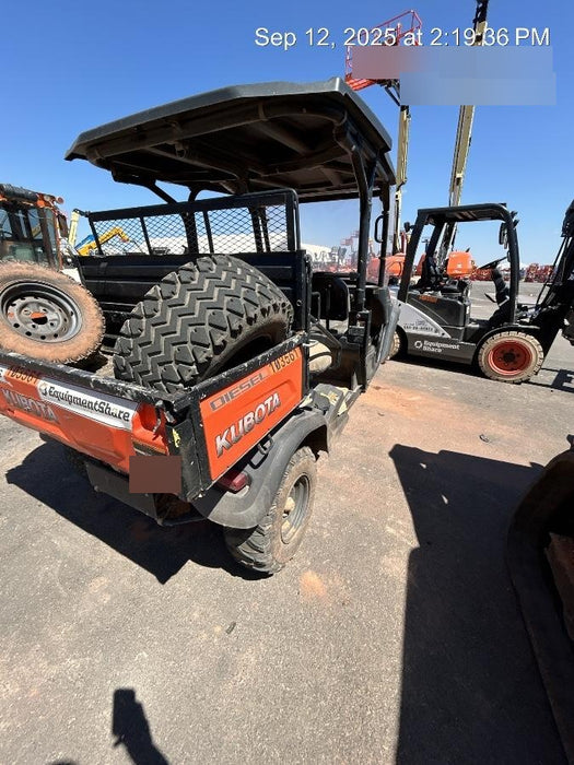 2020 Kubota RTV-X1140W-H 4WD utility cart -LED strobe -Windshield tempered glass -Plastic canopy -Wire harness kit -Backup alarm