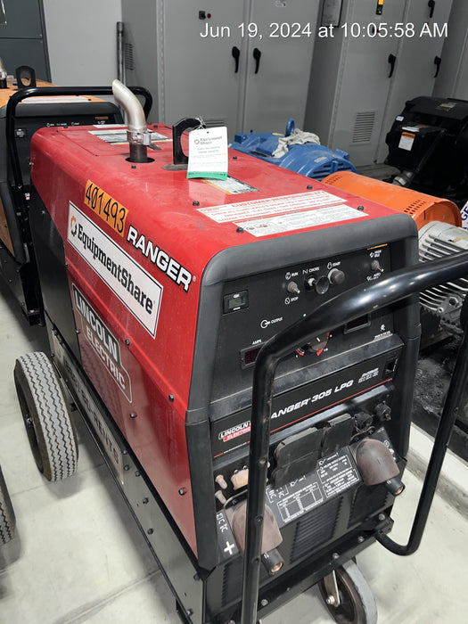 2024 Lincoln Electric Ranger 305 LPG Ranger 305 LPG, Undercarriage, Tank Holder & Strap, 10kw AC Gen, 25hp Kohler LPG Eng