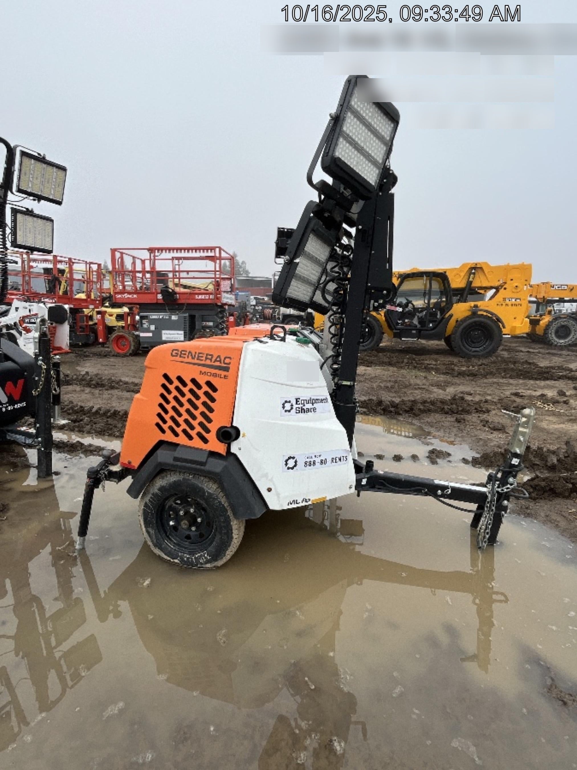 2024 Wanco WLTT-4MM4K Diesel, Deep Sea Controller, Shore Power Plug, Auto Start, (4) 350W LED Floodlights, 4kW Generator, 60 Gal Fuel Tank, 2" Ball, T3