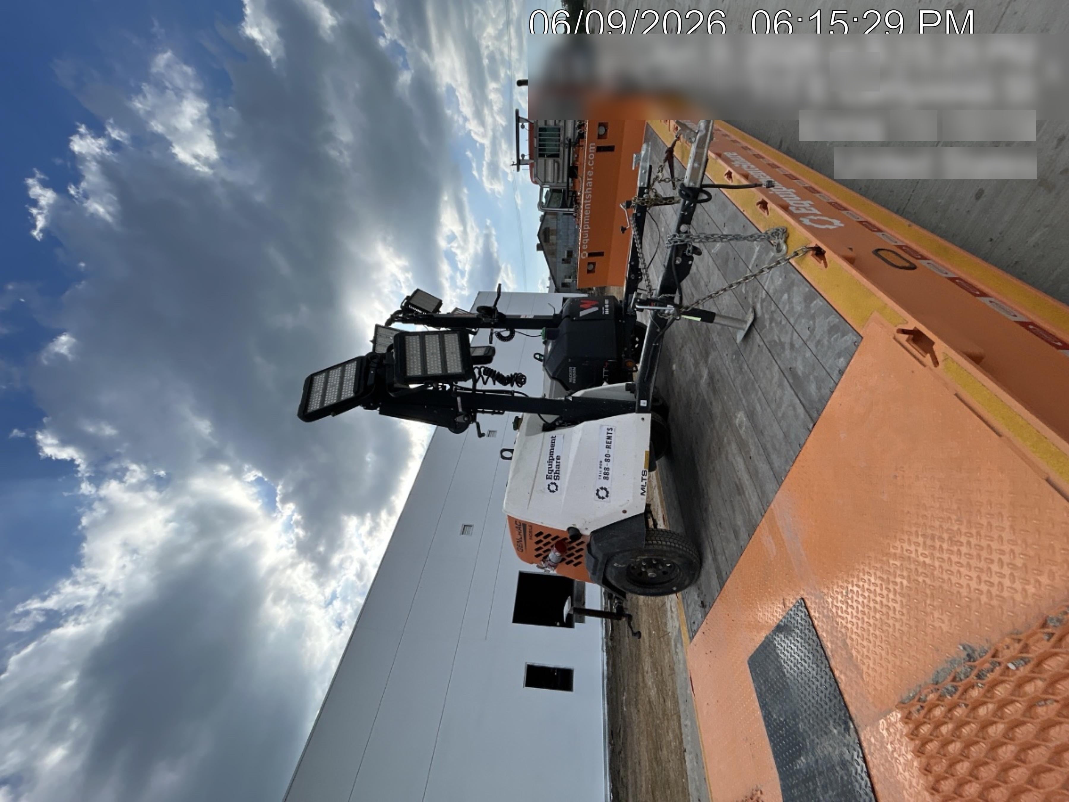 2023 Generac MLT2 Diesel, Flex Switch 120V Input, Powerzone Controller, 
(4) 320W LED Lights, 4kW Generator, 39.9 Gal Fuel Tank, 2" Ball, T3