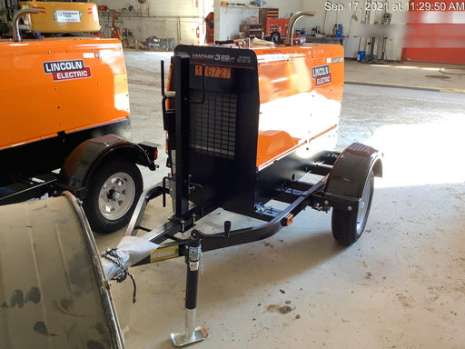 2021 Lincoln Electric Vantage 322 Vantage 322 Ready Pak 3 w/ Decals, ORANGE (includes trailer, cable rack, fender light kit) NO Telematics