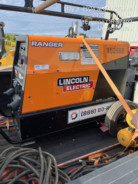 2021 Lincoln Electric Ranger 305 LPG LPG One-Pak (includes undercarriage, tank holder & tank strap) ORANGE