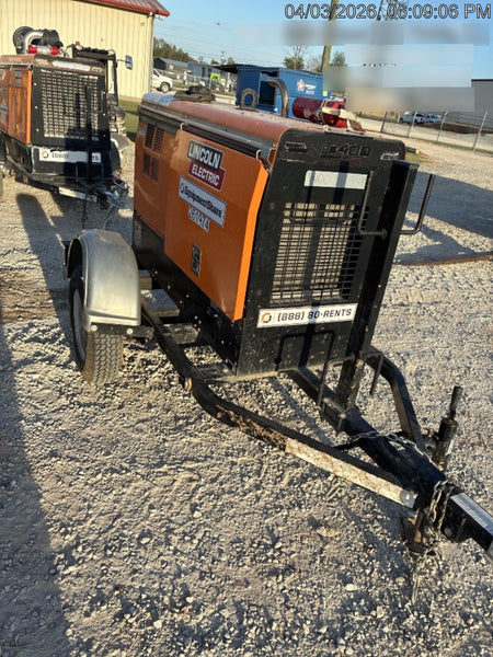 2022 Lincoln Electric LE400 Kubota V1505, Trlr, Cable Rack, Light Kit, ES Decals, T3