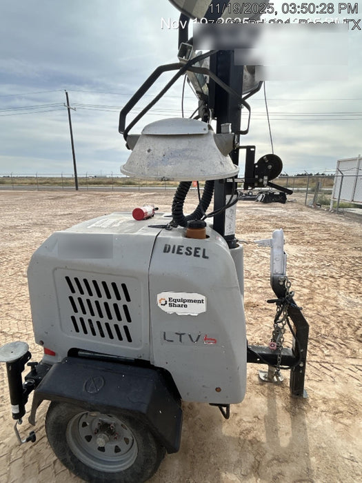 2018 Wacker Neuson LTV6L-MH Wacker Neuson LTV6L Mobile Light Tower w/Fuel Level Sensor Installed