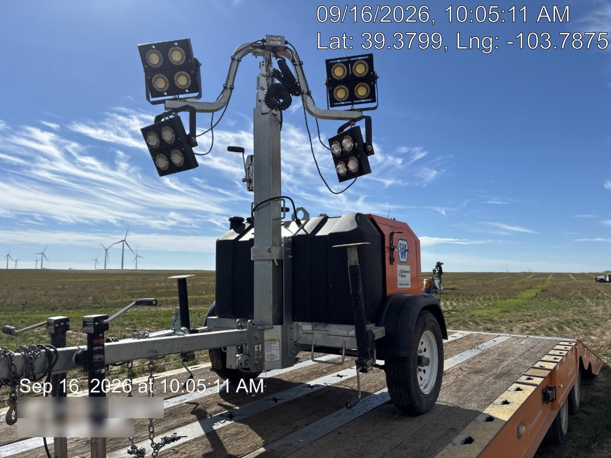 2024 Wanco WLTT-4MM4K Diesel, Deep Sea Controller, Shore Power Plug, Auto Start, (4) 350W LED Floodlights, 4kW Generator, 60 Gal Fuel Tank, 2" Ball, T3