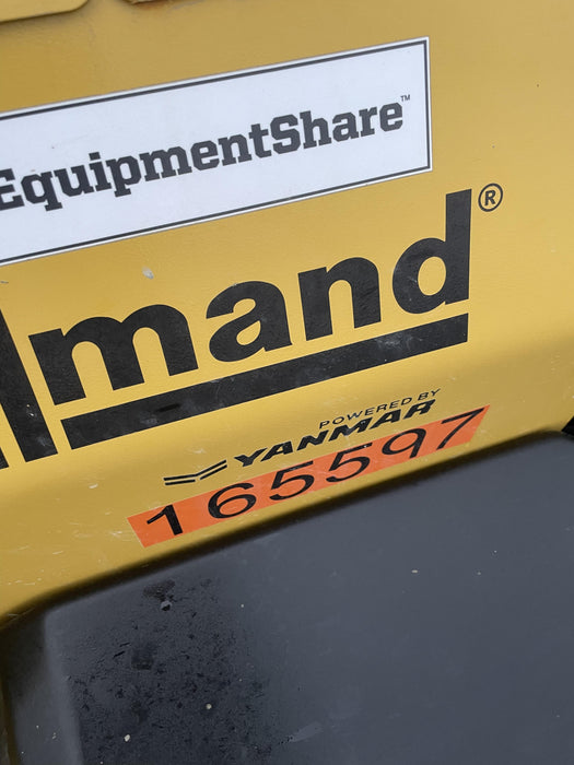 2021 Allmand NLV3GR (4) LED Light Fixture 350W, 23' Vertical Mast, 3kW Prime, Towable, Deep Sea L401, Leveling Jacks, Yanmar T4F 5.8hp