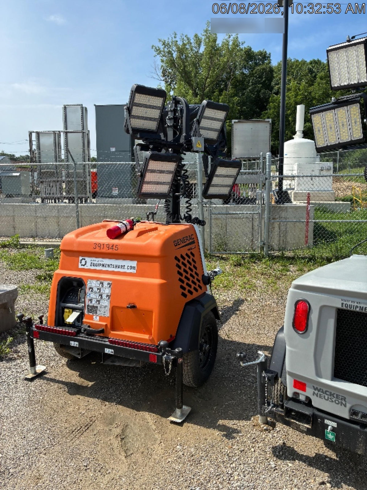 2024 Generac MLT2 Diesel, Flex Switch 120V Input, Powerzone Controller, 
(4) 320W LED Lights, 4kW Generator, 39.9 Gal Fuel Tank, 2" Ball, T3