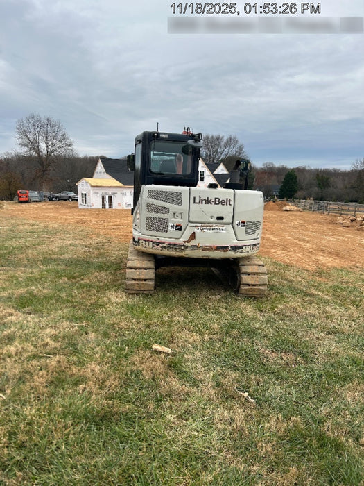 2020 Link-Belt 80X3EX 7'2" ARM, 17.7" rubber tracks, Multi function aux hydraulics